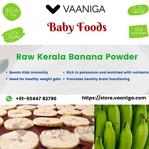 Trial Pack – Raw Kerala Banana Powder And Sprouted Ragi Powder [200 grams]