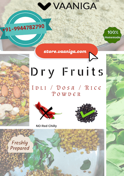 Dry Fruits Idli Dosa Rice Powder - 2